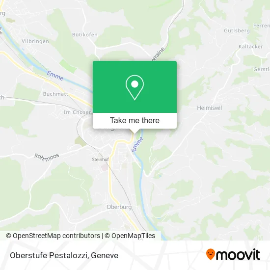 Oberstufe Pestalozzi map