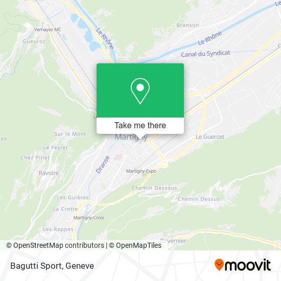 Bagutti Sport map