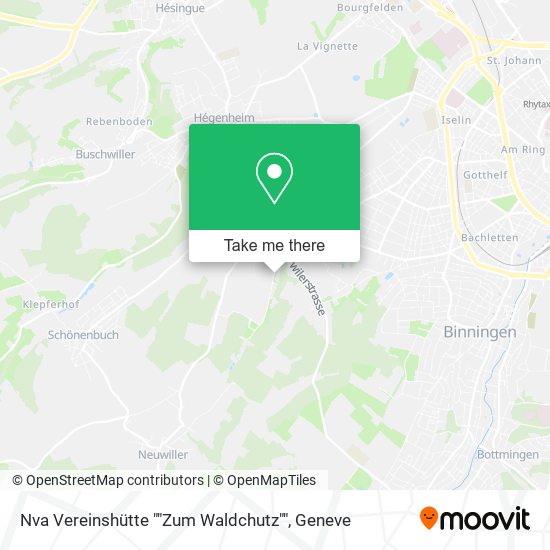 Nva Vereinshütte ""Zum Waldchutz"" map