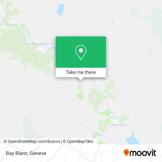 Bay Blanc map