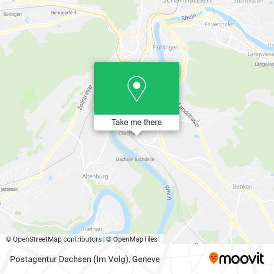 Postagentur Dachsen (Im Volg) map