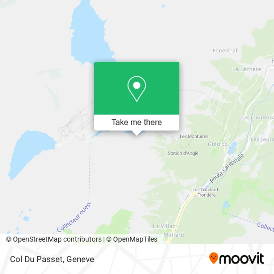 Col Du Passet map