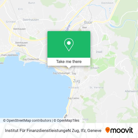 Institut Für Finanzdienstleistunge­N Zug, Ifz map