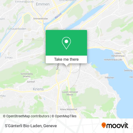 S'Gänterli Bio-Laden map