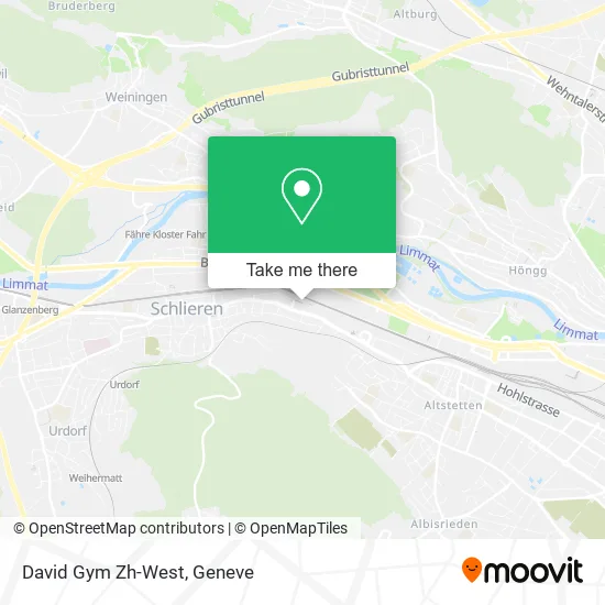 David Gym Zh-West map