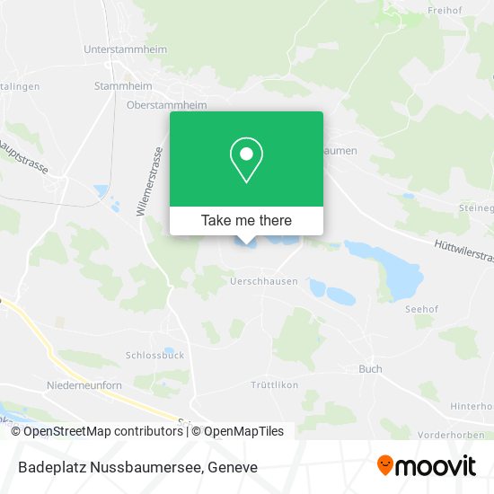 Badeplatz Nussbaumersee map