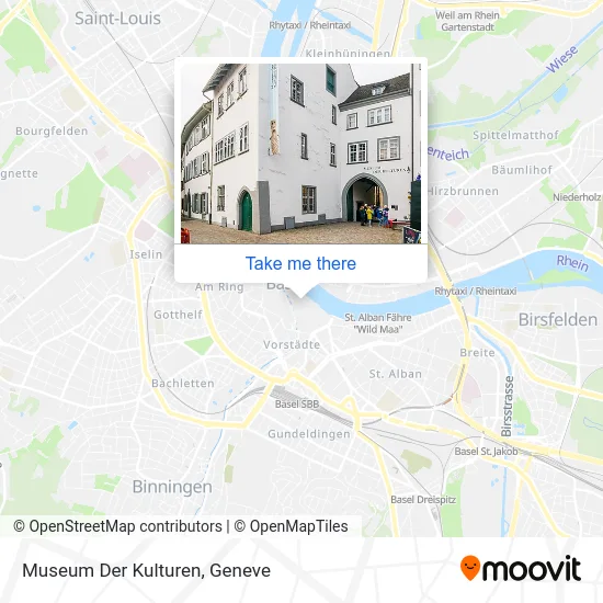 Museum Der Kulturen map