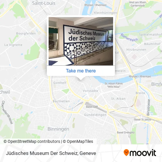 Jüdisches Museum Der Schweiz map