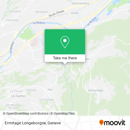 Ermitage Longeborgne map