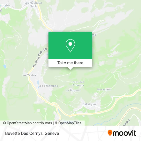 Buvette Des Cernys map