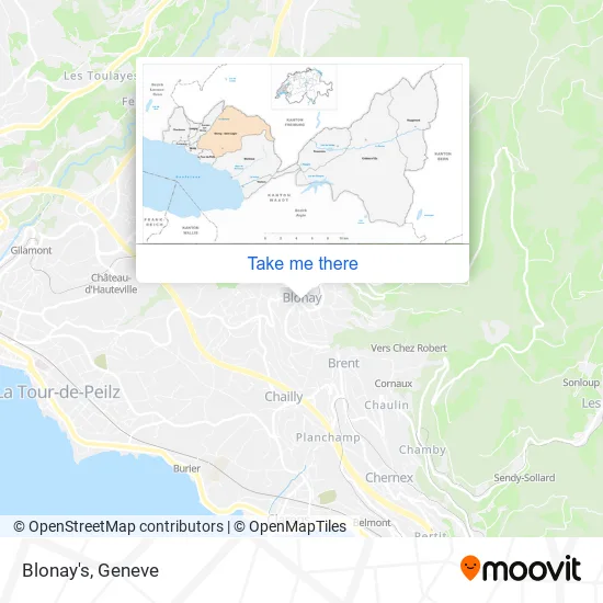 Blonay's map