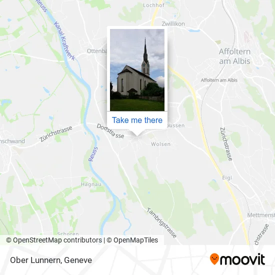 Ober Lunnern map