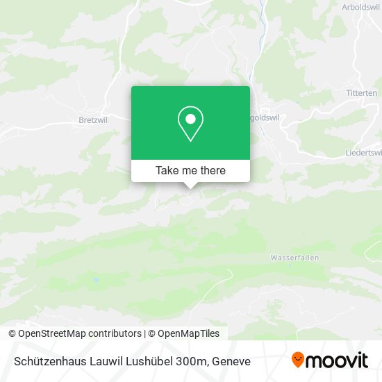 Schützenhaus Lauwil Lushübel 300m map