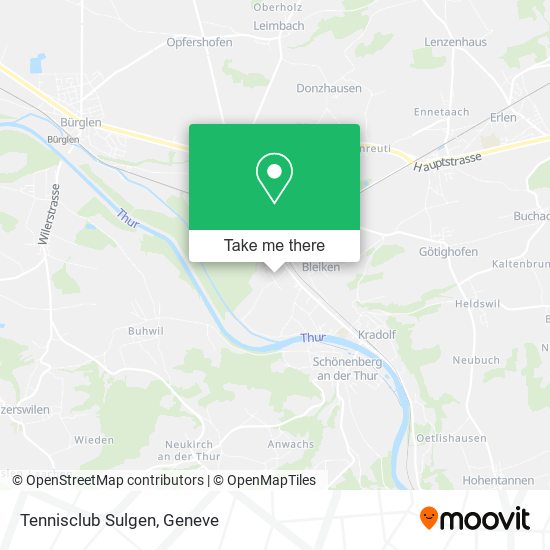 Tennisclub Sulgen map