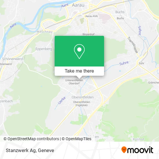 Stanzwerk Ag map