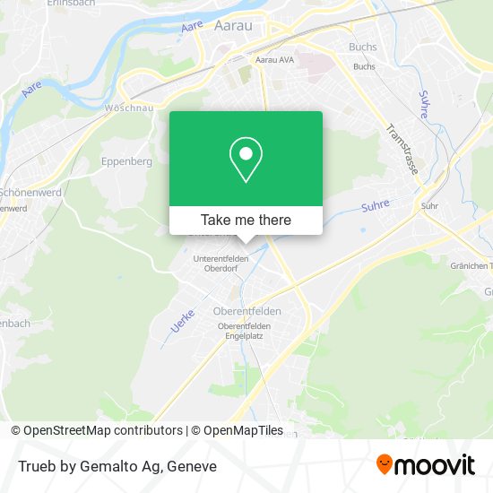 Trueb by Gemalto Ag map