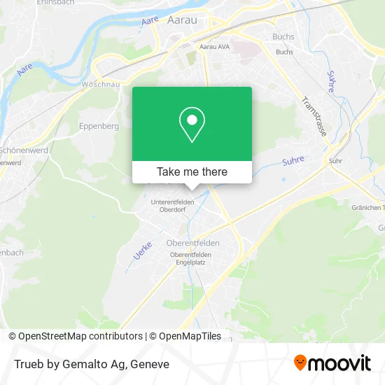 Trueb by Gemalto Ag map