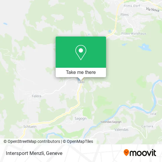 Intersport Menzli map