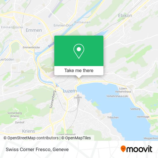 Swiss Corner Fresco map