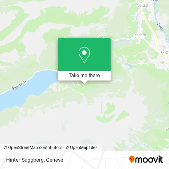 Hinter Saggberg map