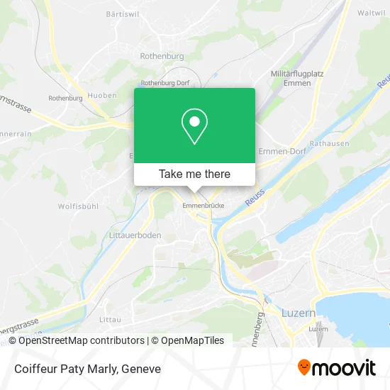 Coiffeur Paty Marly map