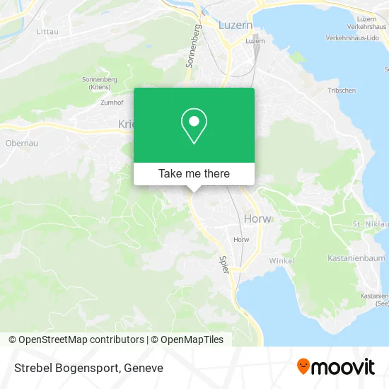 Strebel Bogensport map