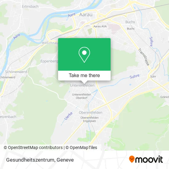 Gesundheitszentrum map