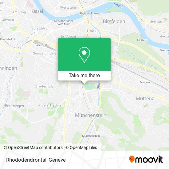 Rhododendrontal map
