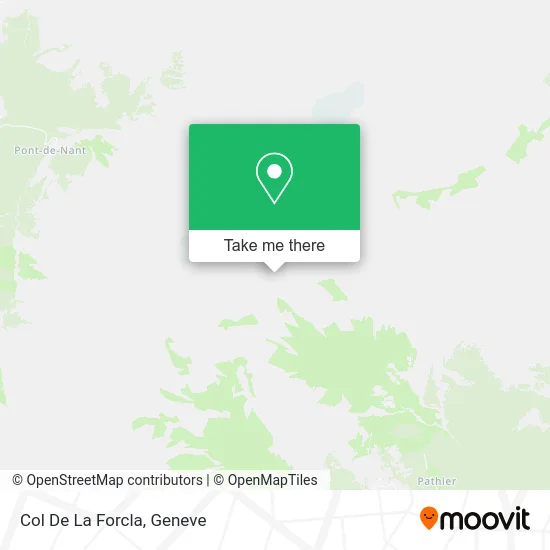 Col De La Forcla map