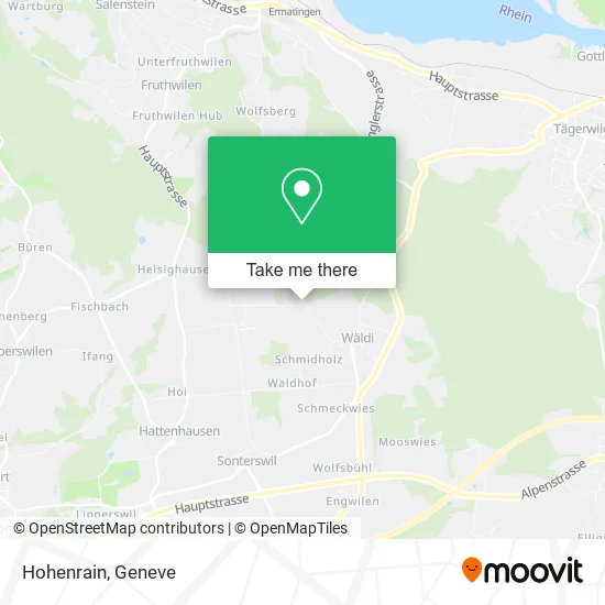 Hohenrain map