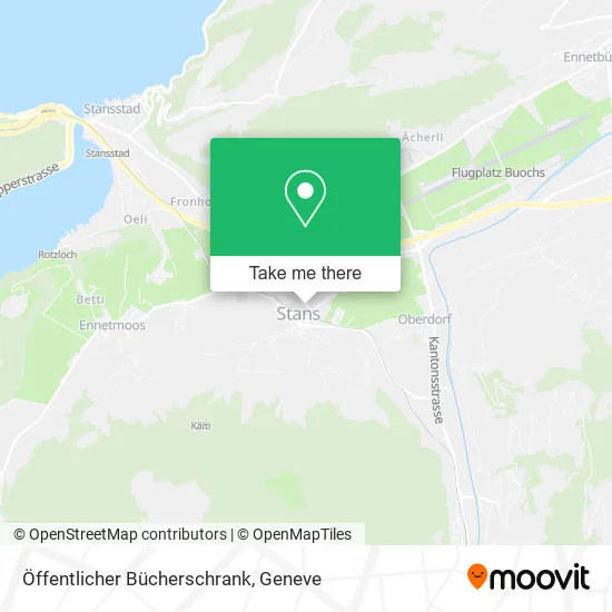 Öffentlicher Bücherschrank map