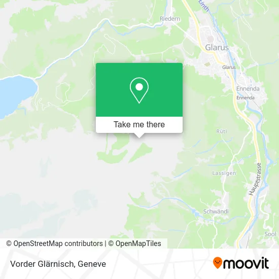 Vorder Glärnisch map