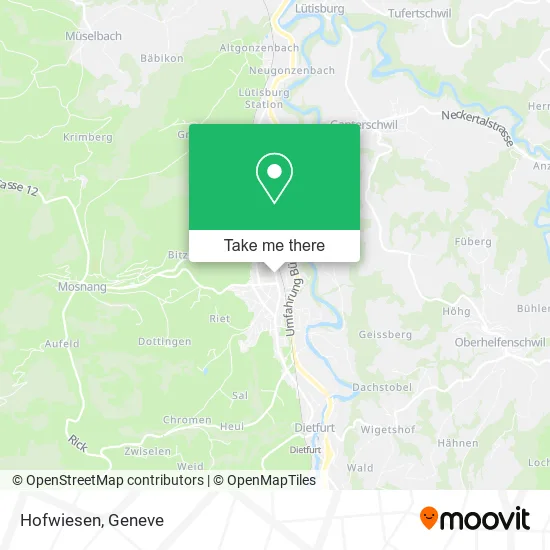 Hofwiesen map