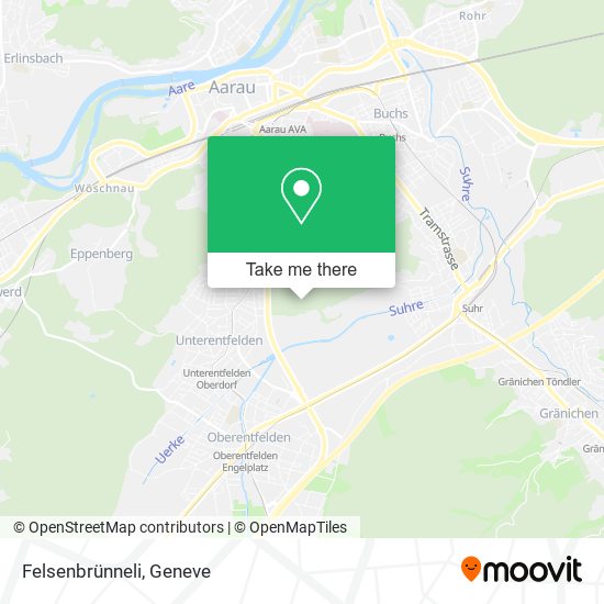 Felsenbrünneli map