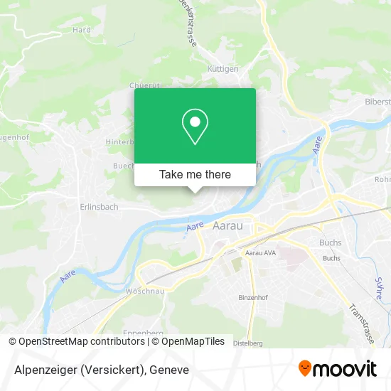 Alpenzeiger (Versickert) map