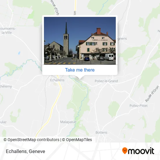 Echallens map