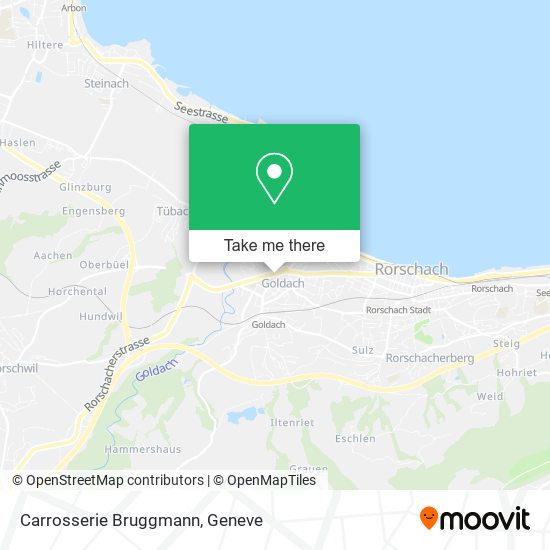 Carrosserie Bruggmann map