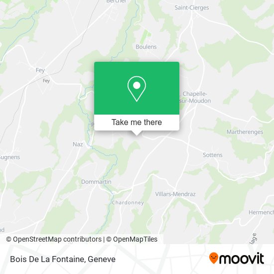 Bois De La Fontaine map