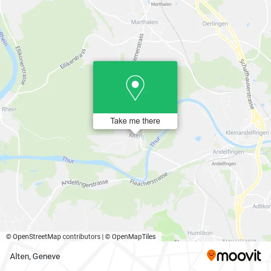 Alten map