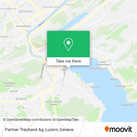 Partner Treuhand Ag, Luzern map