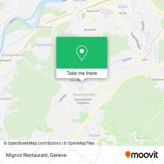 Migros Restaurant map