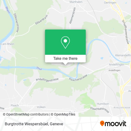 Burgtrotte Wespersbüel map