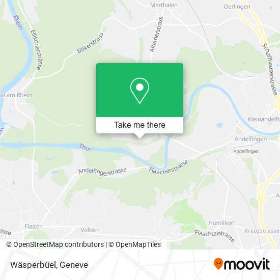 Wäsperbüel map