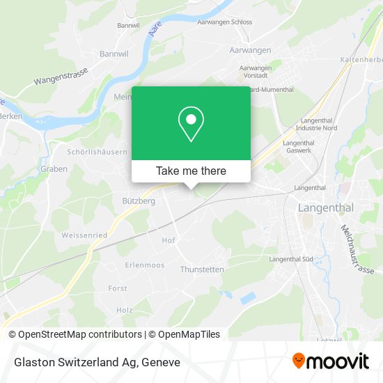 Glaston Switzerland Ag map