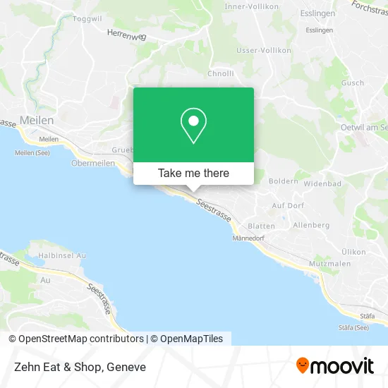 Zehn Eat & Shop map