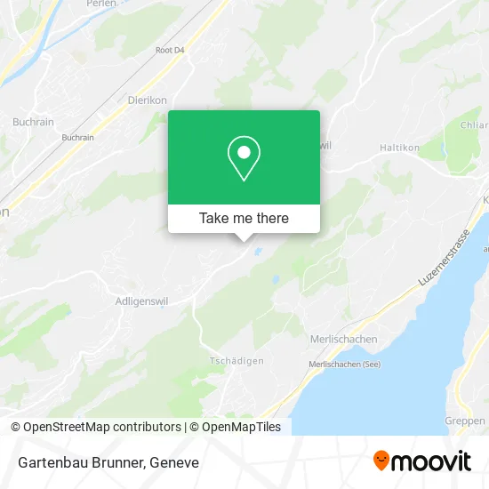 Gartenbau Brunner map