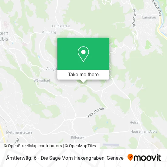 Ämtlerwäg: 6 - Die Sage Vom Hexengraben map