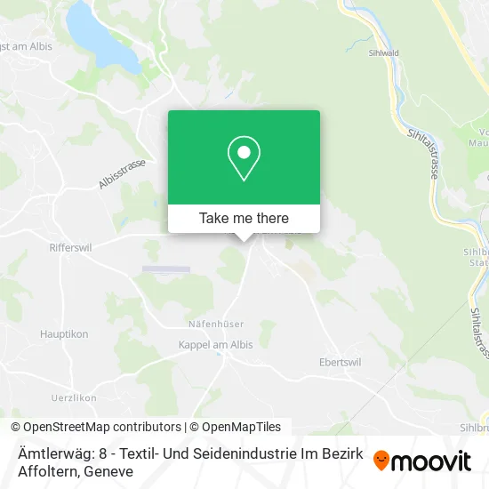 Ämtlerwäg: 8 - Textil- Und Seidenindustrie Im Bezirk Affoltern map