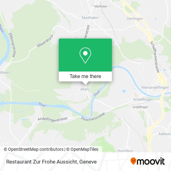 Restaurant Zur Frohe Aussicht map