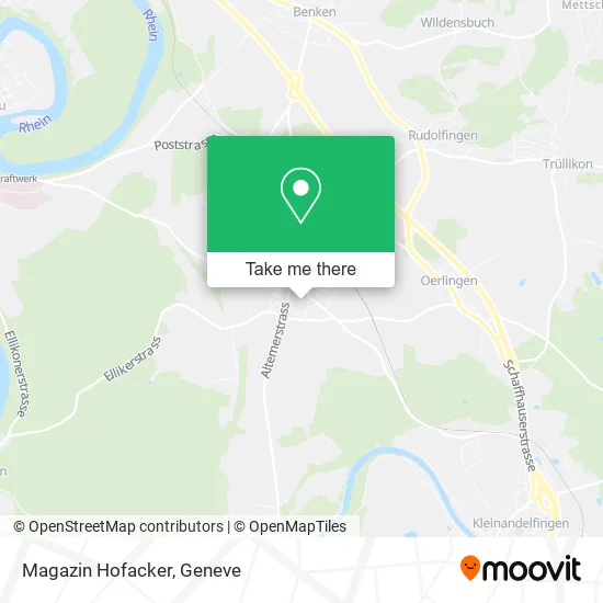 Magazin Hofacker map